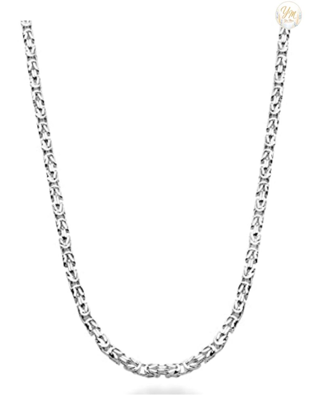 925 Sterling Silver Byzantine Chain Necklace Lobster Clasp 18 In Unisex